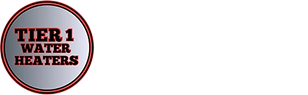 Tier 1 Water Heaters logo representing professional plumbing and water heater services in Dallas
